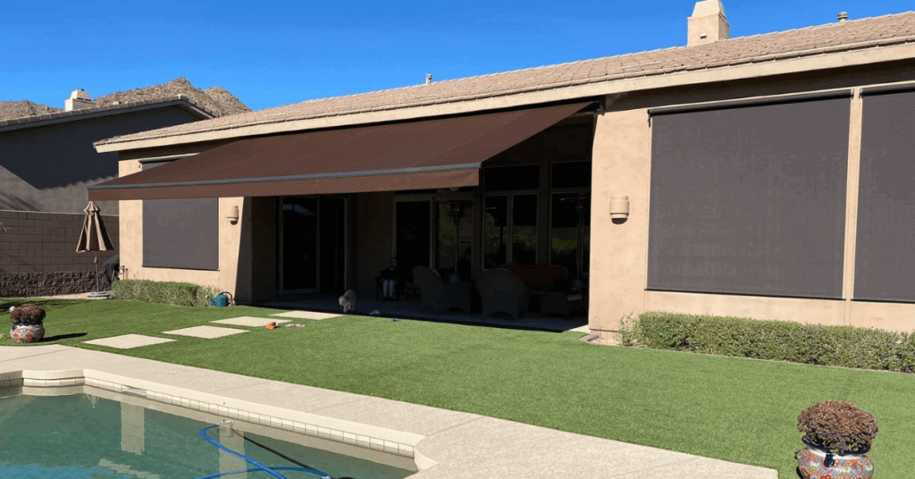 retractable awnings patio shades arizona
