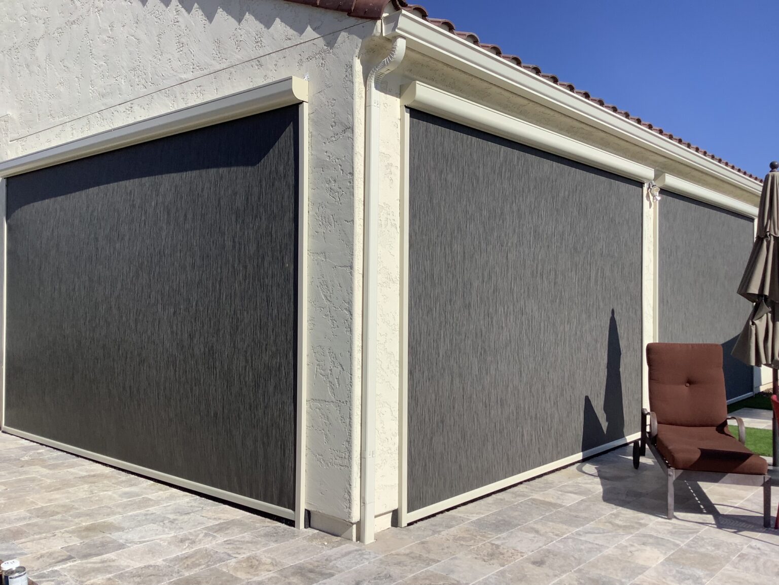 Seal Out Bugs, Sun, and More with Sealed Track System Patio Shades ...