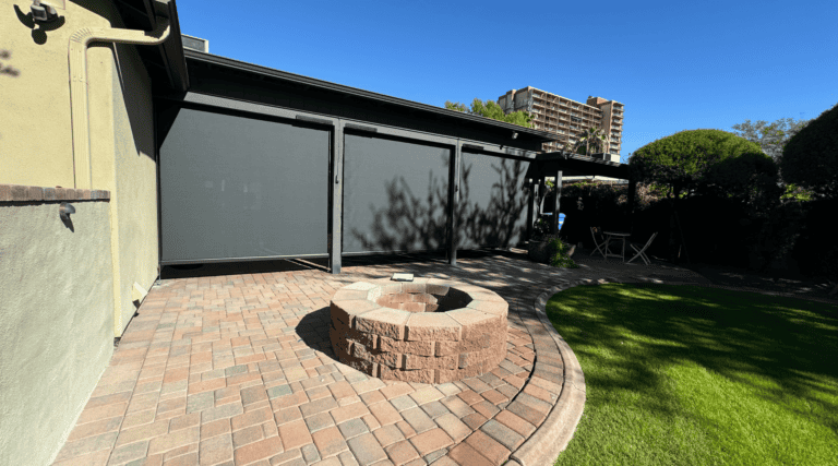 Cable guided motorized shades with dooya solar motors