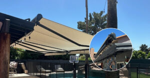 Stylish and Functional Roof Mounted Awnings for Your Home