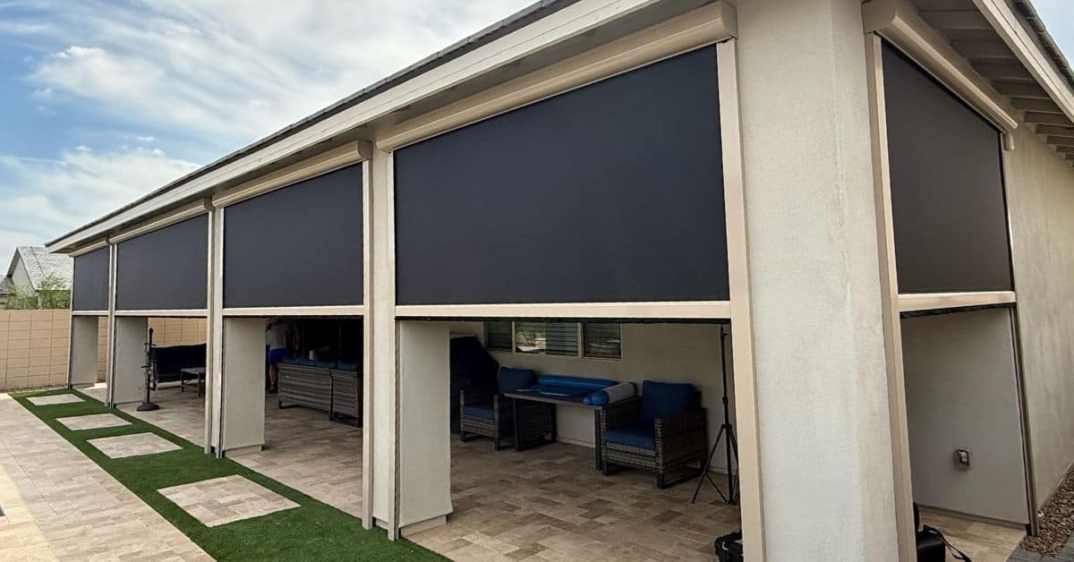 Preserve Your Views: Why Arizona Homeowners Love Cable-Guided & Sealed Track Patio Shades