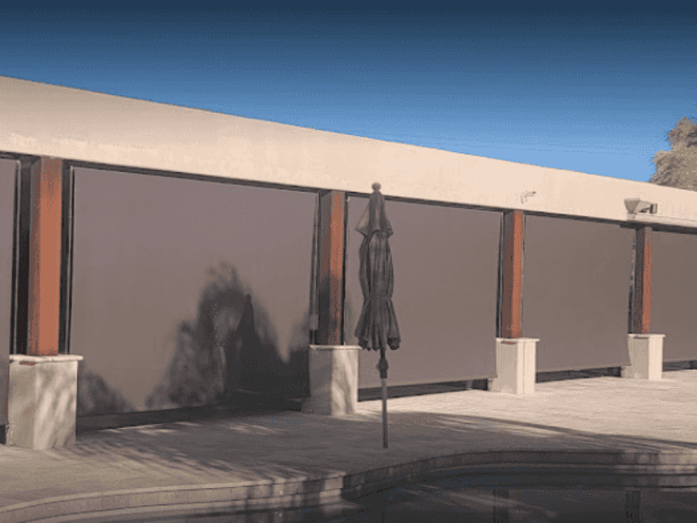 High-quality outdoor privacy shade screen for patios and backyards. Durable and weather-resistant for all seasons.