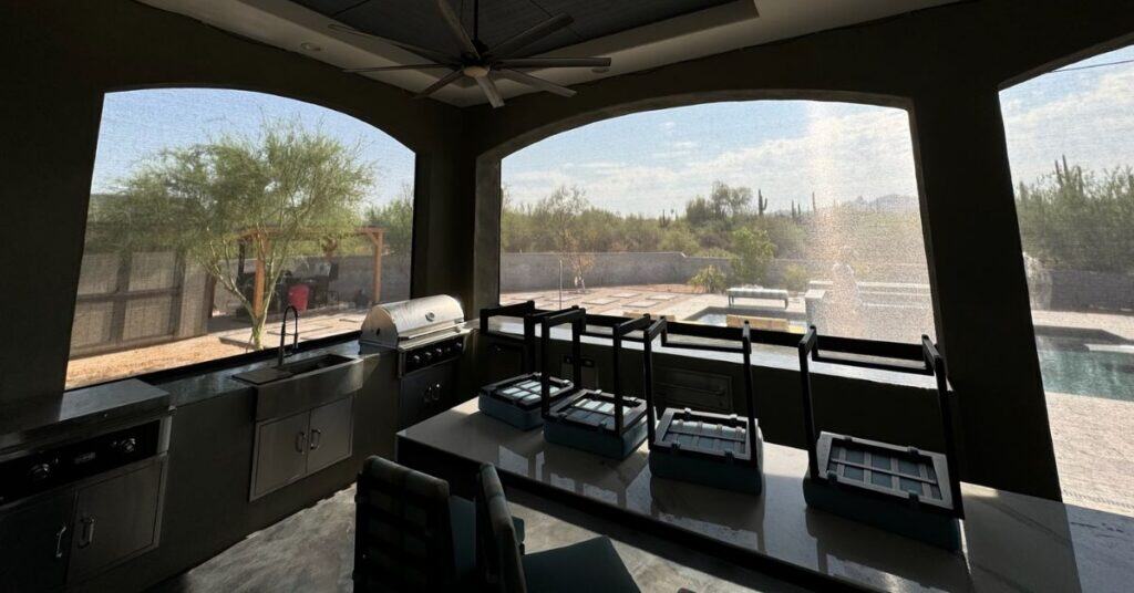 Backyard Shade Ideas for Outdoor Kitchens & Grill Areas in Arizona