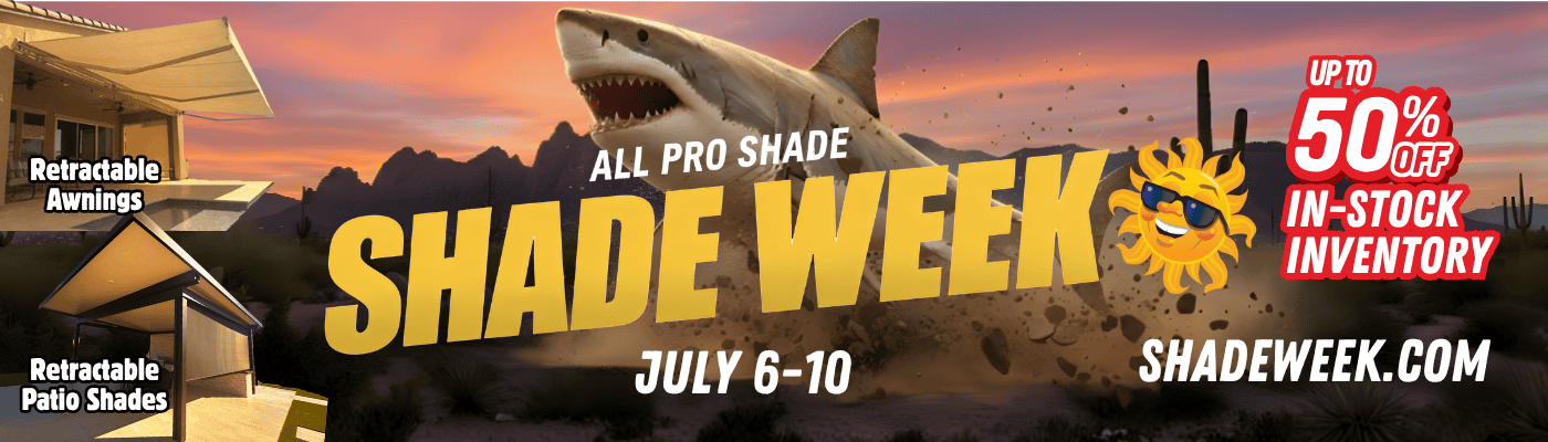 Shade week arizona motorized awnings patio shade sale discount