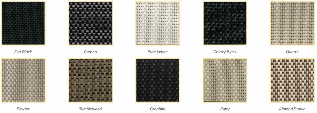 Patio Shade Fabric in Multiple Colors
