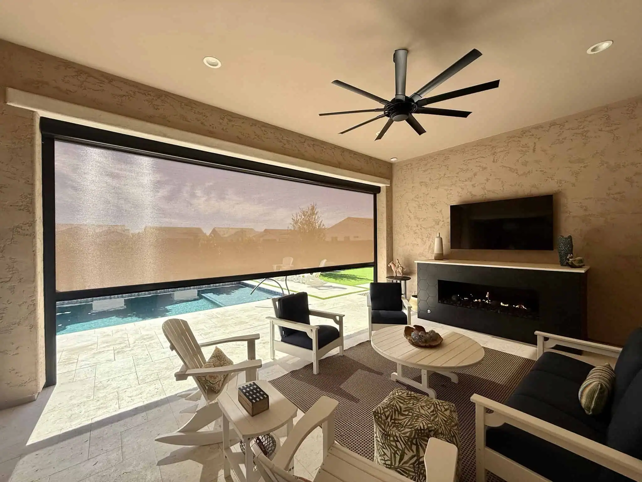 Best Arizona motorized manual patio shades awnings installation