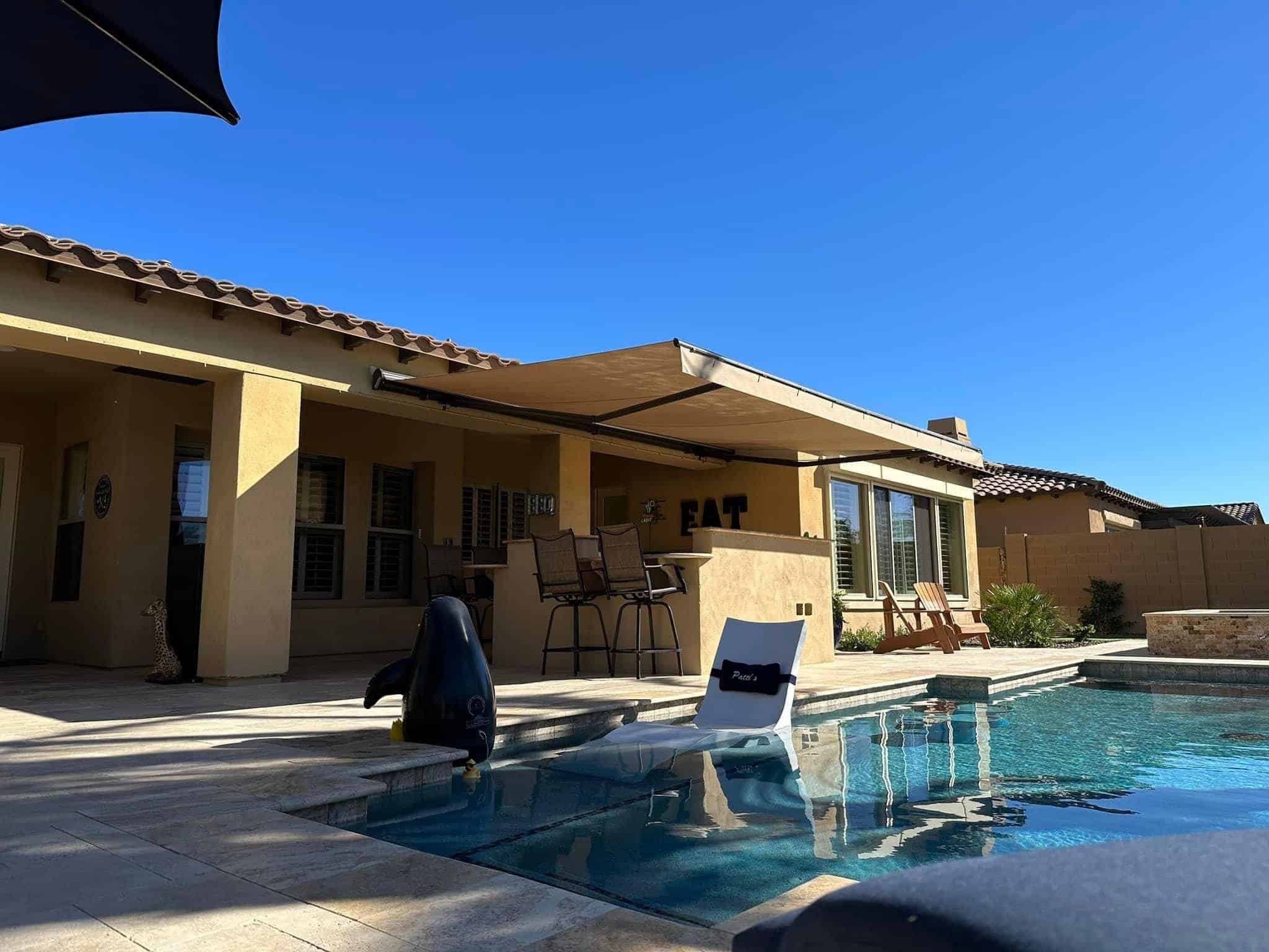 chandler-arizona-az-patio-retractable awning-installation