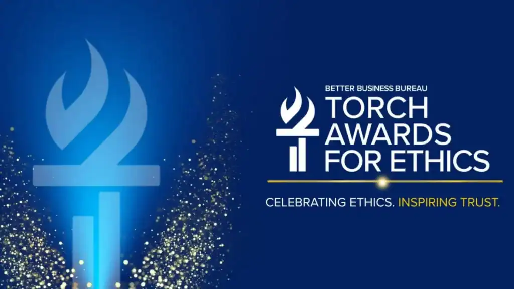 BBB Torch Awards for Ethics Graphic Celebrating Trust