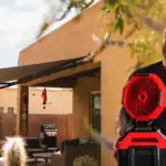 Patio Cooling Free Mister Fan